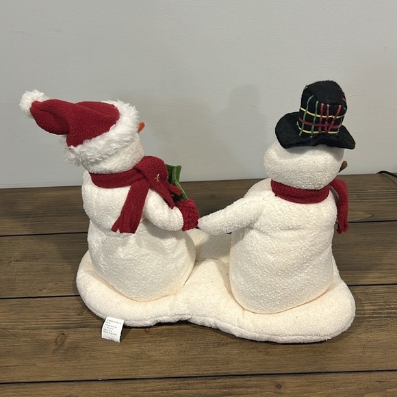 2003 Hallmark snowman couple jingle pals animated plush - Picture 4 of 7
